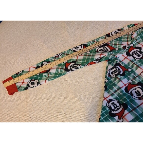 Mickey Christmas Jammies for Families Mens XLT Pajamas 2pc Set NWT Disney Santa - Picture 11 of 16